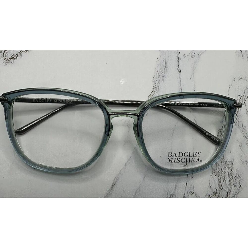 Badgley Mischka Angeline Eyeglasses-Color Blue 53-19-135